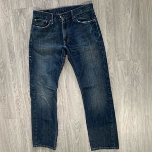 Levi's 514 Dark Blue Straight Jeans